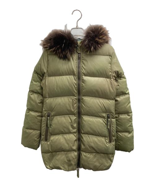 DUVETICA（デュベティカ）DUVETICA (デュベティカ) Kappaラクーンファーダウンコート カーキ サイズ:40の古着・服飾アイテム