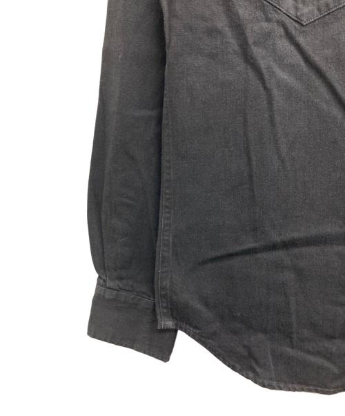 RRL（ダブルアールエル）RRL (ダブルアールエル) デニムウエスタンシャツ ブラック サイズ:Sの古着・服飾アイテム