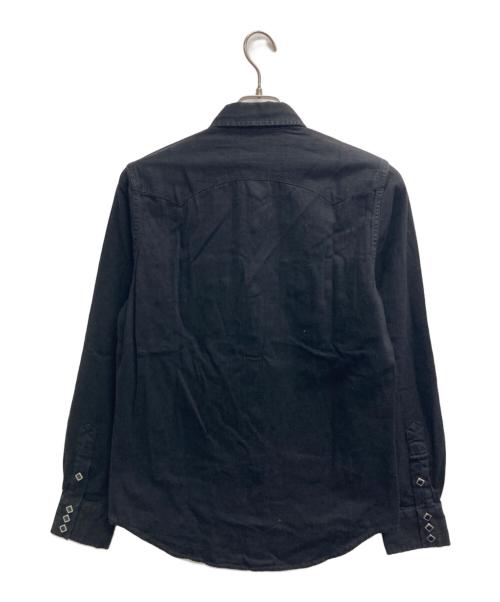 RRL（ダブルアールエル）RRL (ダブルアールエル) デニムウエスタンシャツ ブラック サイズ:Sの古着・服飾アイテム