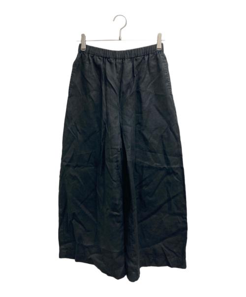 JOURNAL STANDARD（ジャーナルスタンダード）JOURNAL STANDARD (ジャーナルスタンダード) リネンタックキュロット ブラック サイズ:記載無しの古着・服飾アイテム