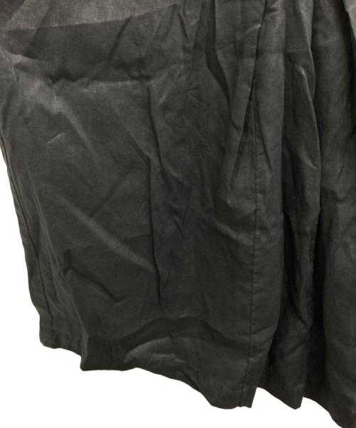 JOURNAL STANDARD（ジャーナルスタンダード）JOURNAL STANDARD (ジャーナルスタンダード) リネンタックキュロット ブラック サイズ:記載無しの古着・服飾アイテム