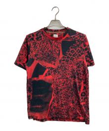 PAUL SMITH（ポールスミス）の古着「総柄Tシャツ」｜レッド