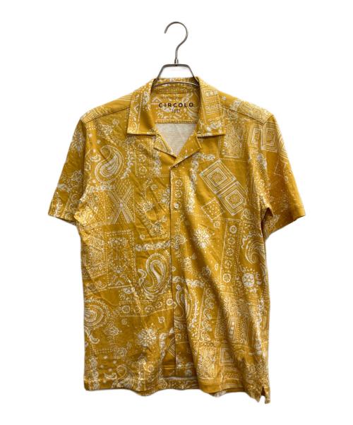 CIRCOLO 1901（チルコロ1901）Circolo 1901 (チルコロ1901) オープンカラーシャツ イエロー サイズ:Mの古着・服飾アイテム