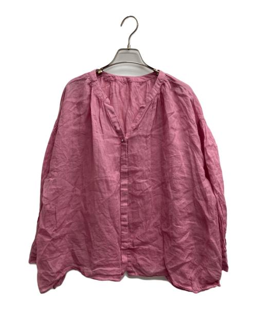 COLLAGE GALLARDAGALANTE（コラージュ ガリャルダガランテ）COLLAGE GALLARDAGALANTE (コラージュ ガリャルダガランテ) ラミー2wayブラウス ピンク サイズ:Fの古着・服飾アイテム