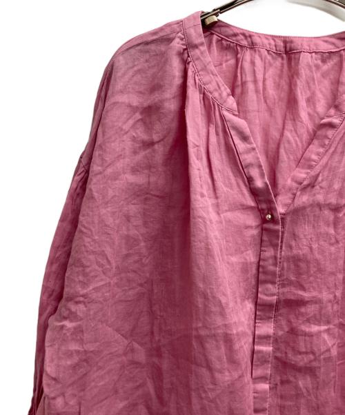 COLLAGE GALLARDAGALANTE（コラージュ ガリャルダガランテ）COLLAGE GALLARDAGALANTE (コラージュ ガリャルダガランテ) ラミー2wayブラウス ピンク サイズ:Fの古着・服飾アイテム