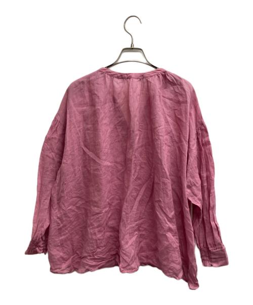 COLLAGE GALLARDAGALANTE（コラージュ ガリャルダガランテ）COLLAGE GALLARDAGALANTE (コラージュ ガリャルダガランテ) ラミー2wayブラウス ピンク サイズ:Fの古着・服飾アイテム