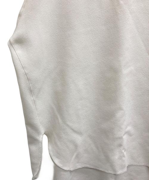 Whim Gazette（ウィムガゼット）Whim Gazette (ウィムガゼット) Vガゼットハーフスリーブプルオーバー ホワイト サイズ:Fの古着・服飾アイテム