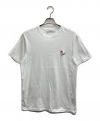 maison kitsuneメゾンキツネ）の古着「刺繍Tシャツ」｜ホワイト