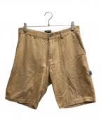 stussyステューシー）の古着「ハーフパンツ」｜ベージュ