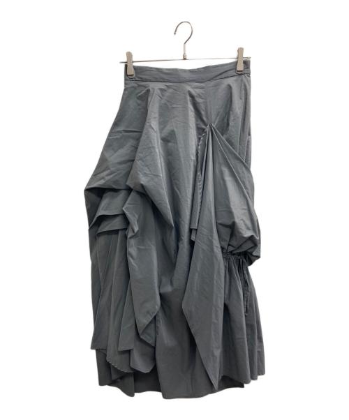 SLY（スライ）SLY (スライ) HW DRAPE DESIGN スカート グレー サイズ:2の古着・服飾アイテム