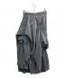 SLY（スライ）の古着「HW DRAPE DESIGN スカート」｜グレー
