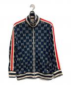 GUCCIグッチ）の古着「GG Jacquard Cotton Jacket」｜ネイビー