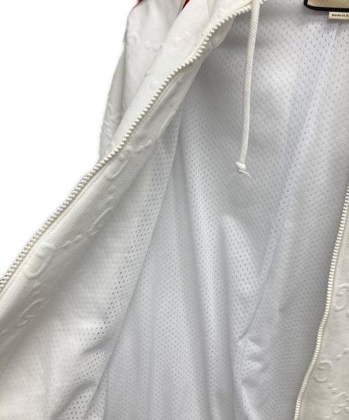 GUCCI（グッチ）GUCCI (グッチ) GG Jacquard Jersey Zip Jacket ホワイト サイズ:Lの古着・服飾アイテム