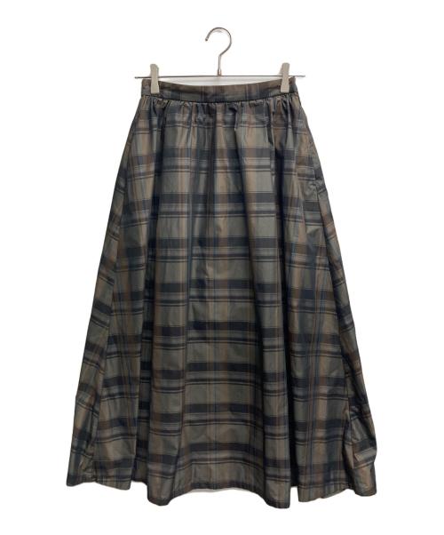JOURNAL STANDARD（ジャーナルスタンダード）JOURNAL STANDARD (ジャーナルスタンダード) メモリーチェックスカート ブラウン サイズ:36の古着・服飾アイテム