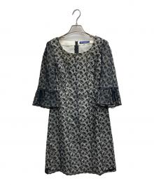 M'S GRACY（エムズグレイシー）の古着「花柄ワンピース」｜ブラック