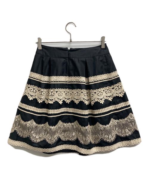 M'S GRACY（エムズグレイシー）M'S GRACY (エムズグレイシー) レーススカート ブラック サイズ:38の古着・服飾アイテム