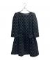 M'S GRACY（エムズグレイシー）の古着「ドットとリボンのワンピース」｜ブラック