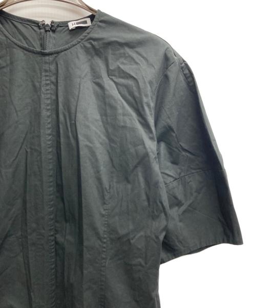 H BEAUTY&YOUTH（エイチ ビューティー&ユース）H BEAUTY&YOUTH (エイチ ビューティー&ユース) COTTON BROAD BALLOON SLEEVE DRESS ブラック サイズ:Sの古着・服飾アイテム