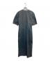 H BEAUTY&YOUTH（エイチ ビューティー&ユース）の古着「COTTON BROAD BALLOON SLEEVE DRESS」｜ブラック