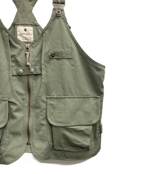 Snow peak（スノーピーク）snow peak (スノーピーク) TAKIBI Ripstop Vest グリーン サイズ:L 未使用品の古着・服飾アイテム