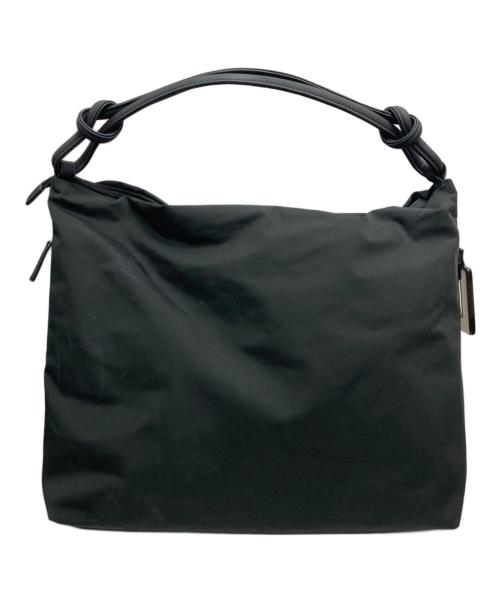 ear PAPILLONNER（イアパピヨネ）ear PAPILLONNER (イアパピヨネ) 樹脂パーツワンハンドルバッグ ブラックの古着・服飾アイテム