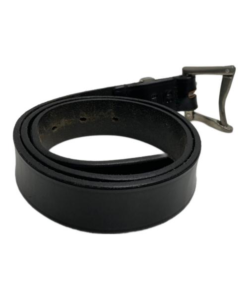 Needles（ニードルズ）Needles (ニードルズ) レザーベルト ブラックの古着・服飾アイテム