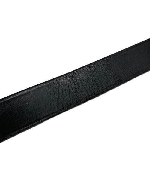 Needles（ニードルズ）Needles (ニードルズ) レザーベルト ブラックの古着・服飾アイテム