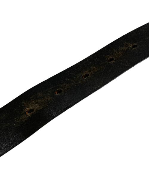 Needles（ニードルズ）Needles (ニードルズ) レザーベルト ブラックの古着・服飾アイテム