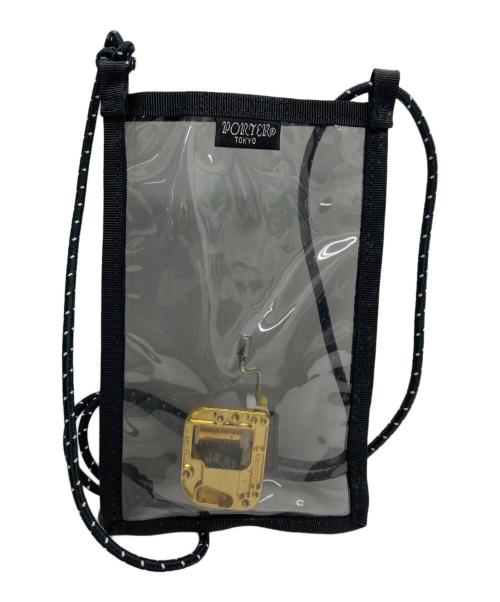 PORTER（ポーター）PORTER (ポーター) JAM HOME MADE (ジャムホームメイド) PVCサコッシュ ブラックの古着・服飾アイテム