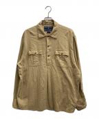 POLO SPORTポロスポーツ）の古着「プルオーバーサファリシャツ」｜ベージュ