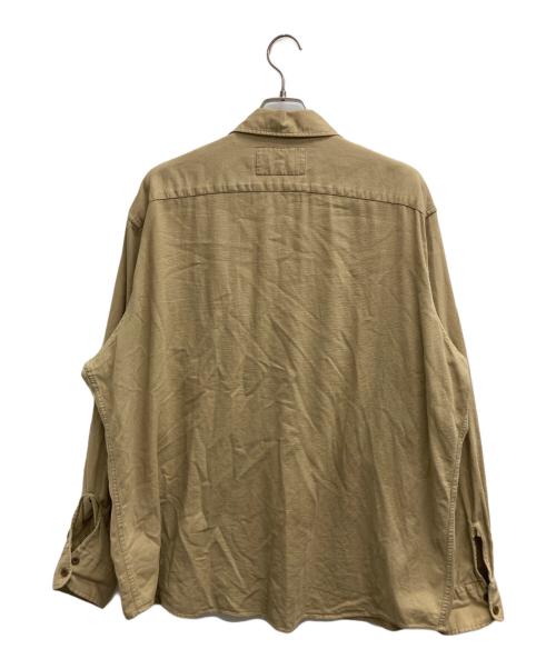 POLO SPORT（ポロスポーツ）POLO SPORT (ポロスポーツ) プルオーバーサファリシャツ ベージュ サイズ:XLの古着・服飾アイテム