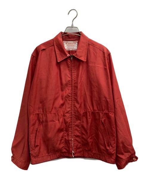 McGREGOR（マクレガー）McGREGOR (マクレガー) ドリズラージャケット レッド サイズ:42の古着・服飾アイテム