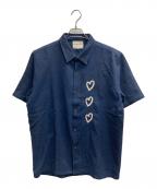 Tribu-Toトリビュート）の古着「半袖シャツ」｜ネイビー