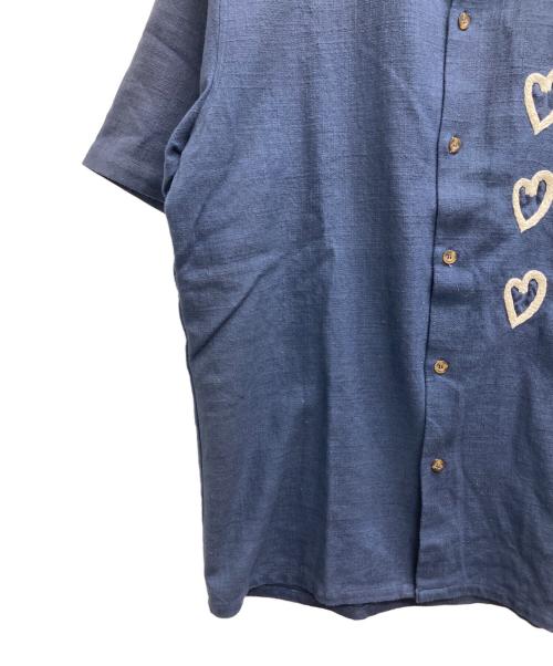 Tribu-To（トリビュート）Tribu-To (トリビュート) 半袖シャツ ネイビー サイズ:Lの古着・服飾アイテム