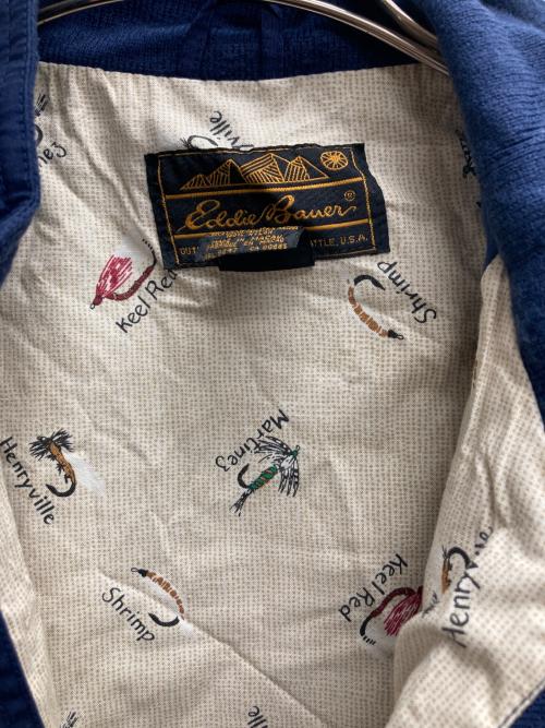 Eddie Bauer（エディーバウアー）Eddie Bauer (エディーバウアー) スイングトップ ネイビー サイズ:Mの古着・服飾アイテム