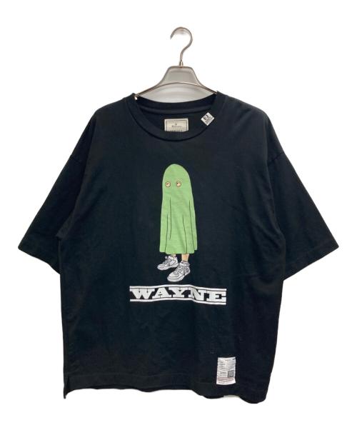 Maison MIHARA YASUHIRO（メゾン ミハラ ヤスヒロ）Maison MIHARA YASUHIRO (メゾン ミハラ ヤスヒロ) WAYNE Printed Tee ブラック サイズ:48の古着・服飾アイテム