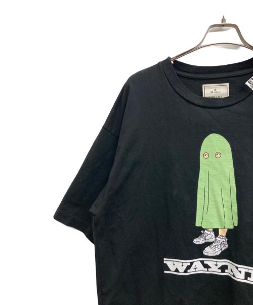 Maison MIHARA YASUHIRO（メゾン ミハラ ヤスヒロ）Maison MIHARA YASUHIRO (メゾン ミハラ ヤスヒロ) WAYNE Printed Tee ブラック サイズ:48の古着・服飾アイテム