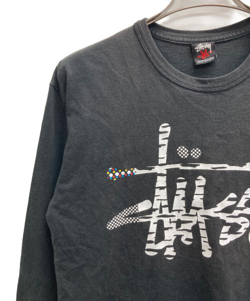 stussy（ステューシー）stussy (ステューシー) 長袖Tシャツ ブラック サイズ:Mの古着・服飾アイテム