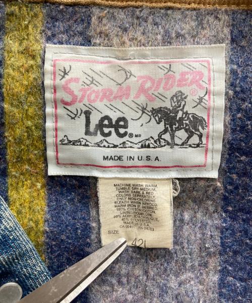 LEE（リー）LEE (リー) 80’s STORM RIDER裏ブランケットデニムジャケット インディゴ サイズ:42の古着・服飾アイテム