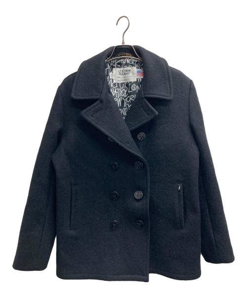 Schott（ショット）Schott (ショット) stussy (ステューシー) Pコート ブラック サイズ:42の古着・服飾アイテム