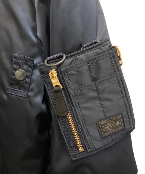BUZZ RICKSON'S（バズリクソンズ）BUZZ RICKSON'S (バズリクソンズ) PORTER (ポーター) MA-1 & WALLET ネイビー サイズ:38LONGの古着・服飾アイテム
