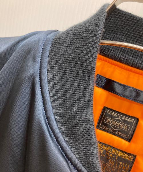 BUZZ RICKSON'S（バズリクソンズ）BUZZ RICKSON'S (バズリクソンズ) PORTER (ポーター) MA-1 & WALLET ネイビー サイズ:38LONGの古着・服飾アイテム