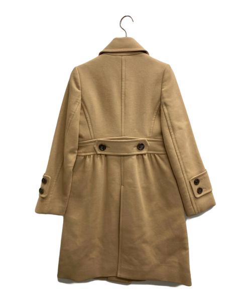 BURBERRY BLUE LABEL（バーバリーロンドンブルーレーベル）BURBERRY BLUE LABEL (バーバリーロンドンブルーレーベル) アンゴラ混コート ベージュ サイズ:38の古着・服飾アイテム