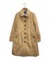 BURBERRY BLUE LABEL（バーバリーロンドンブルーレーベル）の古着「アンゴラ混コート」｜ベージュ