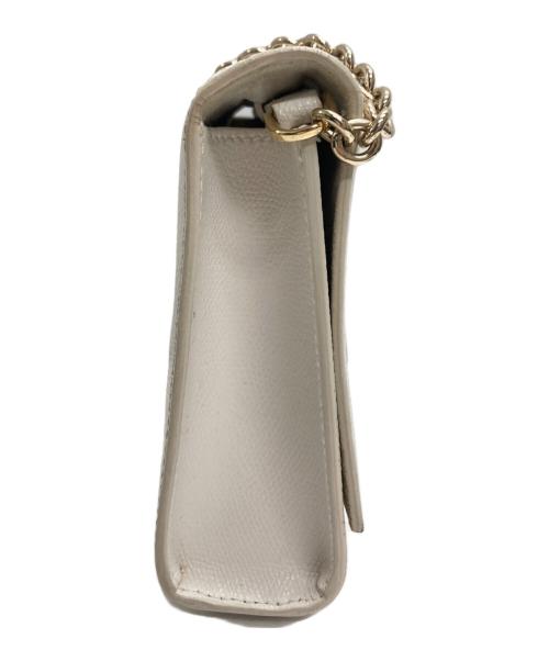 FURLA（フルラ）FURLA (フルラ) チェーンショルダーバッグ ホワイトの古着・服飾アイテム