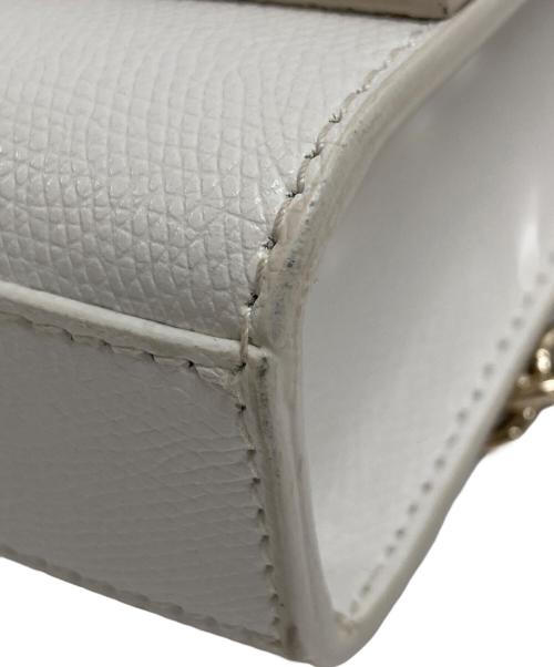 FURLA（フルラ）FURLA (フルラ) チェーンショルダーバッグ ホワイトの古着・服飾アイテム