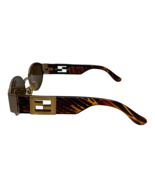 FENDI（フェンディ）FENDI (フェンディ) ズッカサングラス ブラウンの古着・服飾アイテム