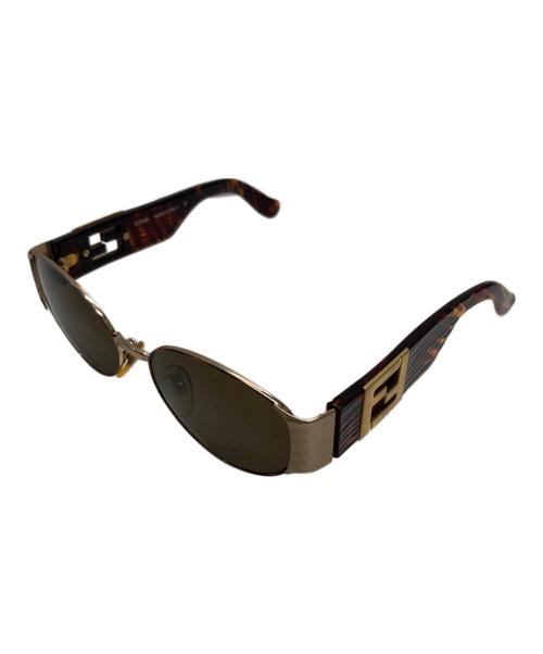 FENDI（フェンディ）FENDI (フェンディ) ズッカサングラス ブラウンの古着・服飾アイテム