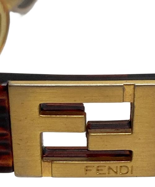 FENDI（フェンディ）FENDI (フェンディ) ズッカサングラス ブラウンの古着・服飾アイテム