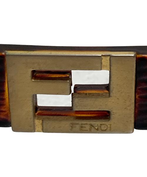 FENDI（フェンディ）FENDI (フェンディ) ズッカサングラス ブラウンの古着・服飾アイテム